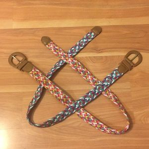 Two Girls Colorful Belts